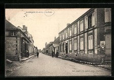 Old postcard Dammarie, la Poste 