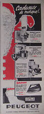 1961 PEUGEOT PRESS ADVERTISEMENT ROBOT CHOPPER IRON CENTRIFUGE - ADVERTISING