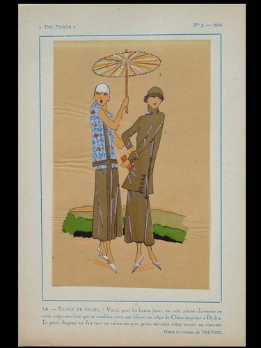 Robes art deco - robes, 1924