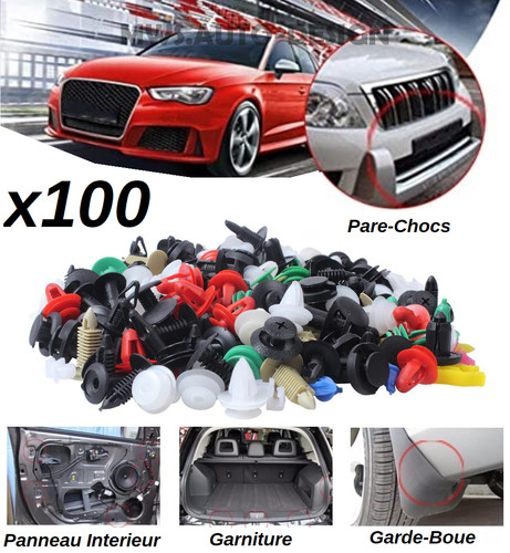 X100 clips garniture voiture - garniture,