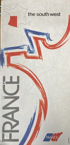 Carte routière vintage 1987 - carte,