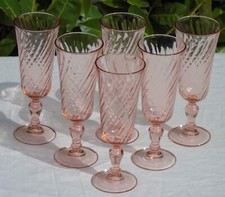 Service de 6 flûtes à