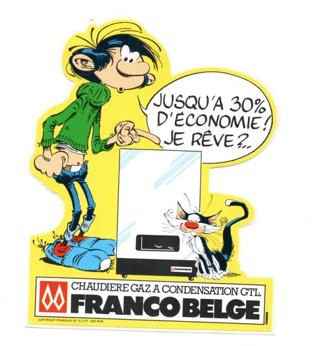 Autocollant sticker gaston - sticker,