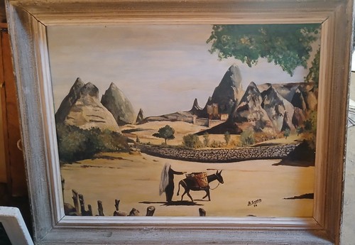Tableau ancien peinture huile