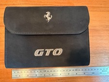 Ferrari 599 GTO Owner’s Manual Set Schedoni Leather Pouch Complete Booklets OEM 