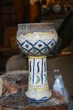 Tarija Poterie Maroc Fès Safi Fin XIXe Siècle / Début 1900