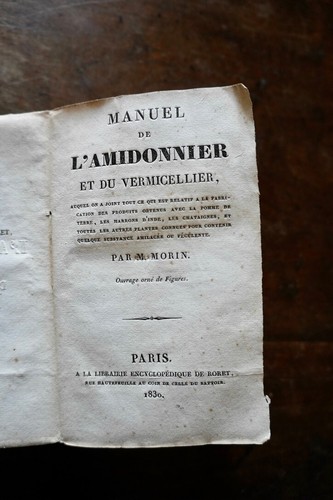 Manuel amidonnier du - et,