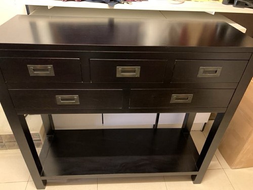 Console commode noire en - /,