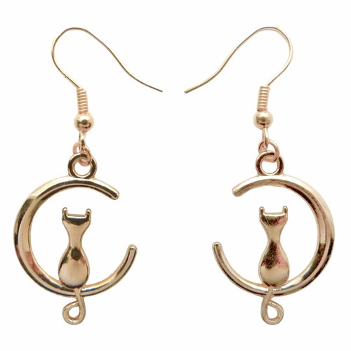 Boucles oreilles petit chat - petit,