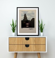 Rene Magritte, Original Hand-signed Lithograph with COA & Appraisal of $3,500