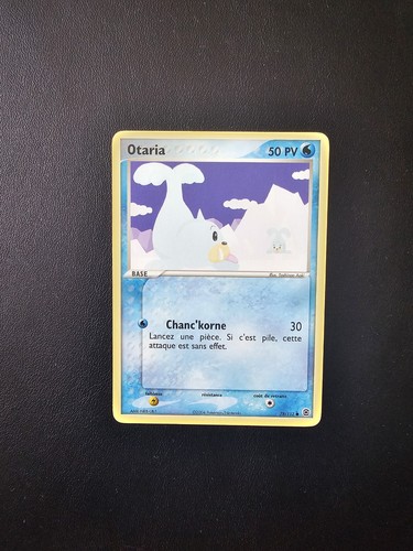 Carte pokémon commune otaria - carte,
