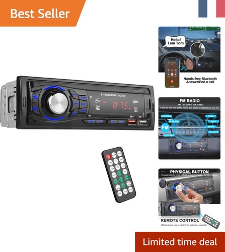 Autoradio din avec bluetooth - din,