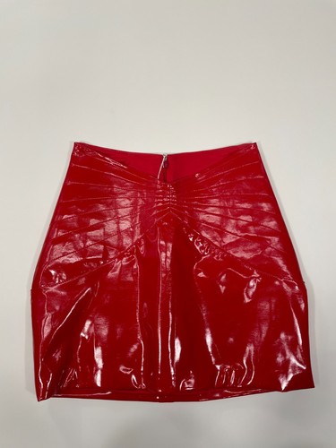 Jupe latex rouge - latex, amen