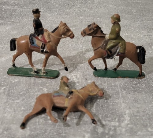 Lot soldats a cheval - lot, 3