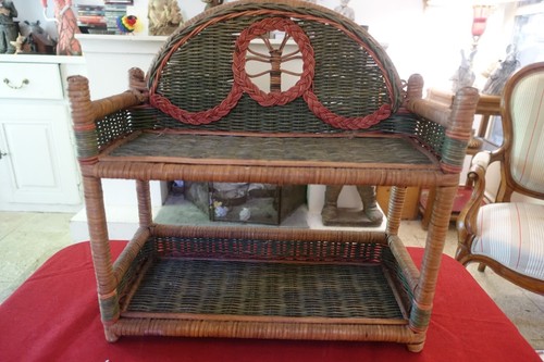 Etagere vintage rotin de - rotin,