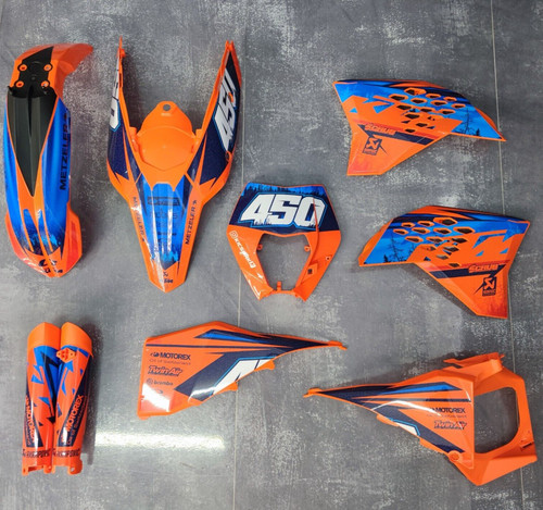 Plastics graphics applied - +,