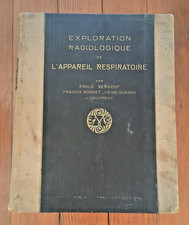 Exploration Radiologique de l'Appareil Respiratoire 1931 French medical textbook