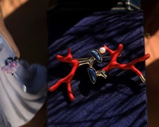 Broche Art Nouveau Branche