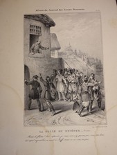 RARE Litho XIX FOLLE du DNIEPR UKRAINE KIEV RUSSIE RUSSIA ROMANTISME 1830 b