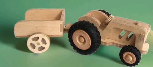 Tracteur montessori bois et - en,
