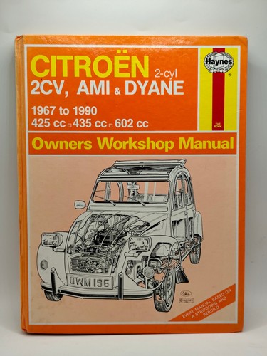 Haynes citroën 2cv ami dyane - 2cv,