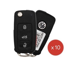 10x Used Key Fob Remote for 2012-2018 Volkswagen Jetta Passat Tiguan (NBGFS93N)