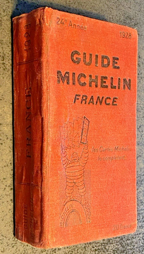 Guide michelin rouge 1928 - michelin,