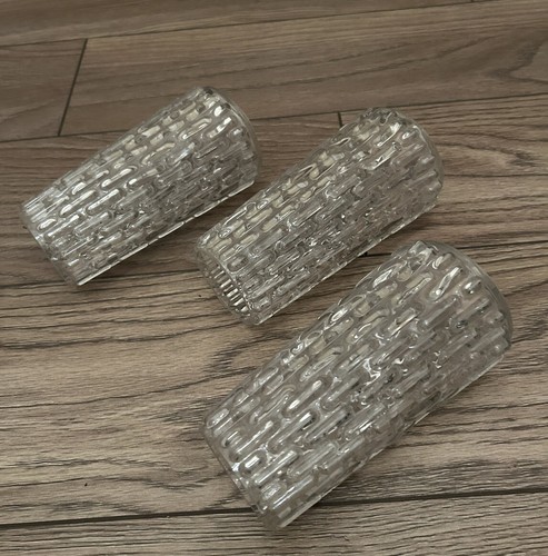 Globes verre epais art deco - verre,