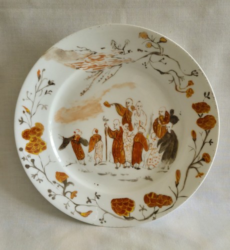 Belle assiette ancienne - assiette,