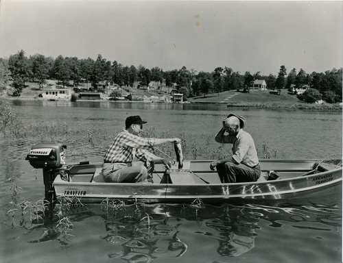 Pêche 1950 bateau - pêche, c.