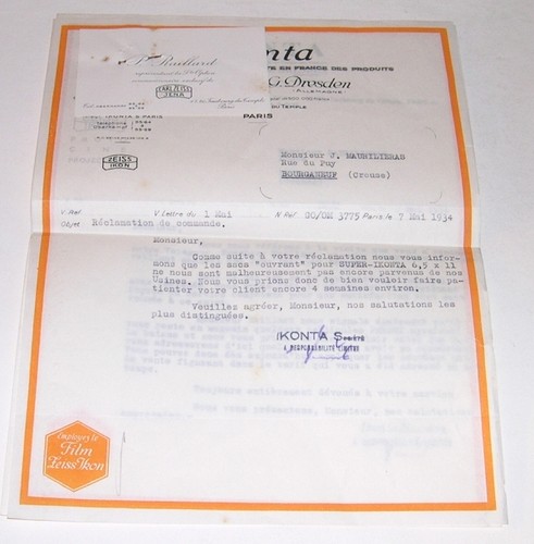 Rare correspondance ikonta - :,