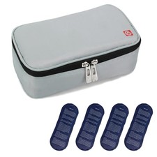 ALLCAMP Sac isotherme à insuline organiseur portable pour médicaments pour di...