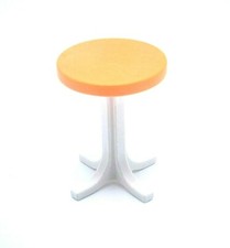 PLAYMOBIL * MAGASIN * Table Haute Orange & Blanc Vendeur Glaces 5485