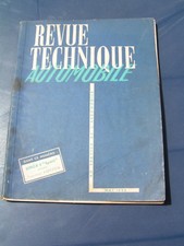 REVUE TECHNIQUE AUTOMOBILE