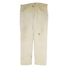 Pantalon Travail Beige Coton