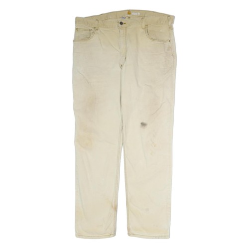 Pantalon travail beige coton - travail,