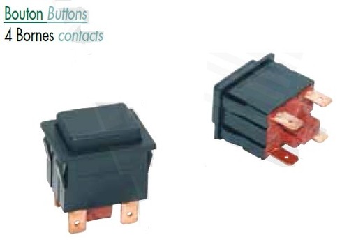 Interrupteur bouton poussoir - bouton,