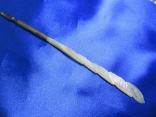 OLD CRAFTED MOTHER-OF-PEARL PEN HOLDER "Mont St Michel"