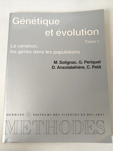 Genetique evolution tome - genetique, et