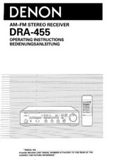 Denon DRA-455 Reciever Owners