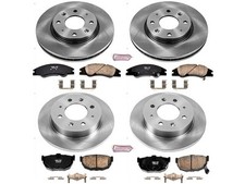Front and Rear Brake Pad and Rotor Kit For 04-09 Kia Spectra Spectra5 HW97K7