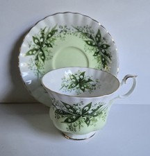 Royal Albert Bone China Melody Series Concerto Teacup and Saucer Vtg