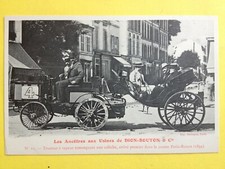 PUTEAUX VOITURE Course PARIS ROUEN 1894 AUTOMOBILE de DION BOUTON & Cie CAR RACE