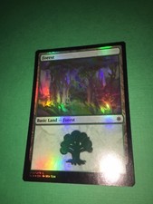 Forest FOIL Ixalan Mtg Magic The Gathering Vintage Card Game Cards Games