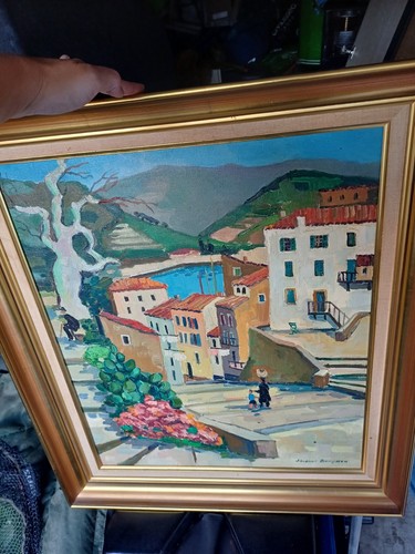 Tableau huile jacques bouyssou - tableau,