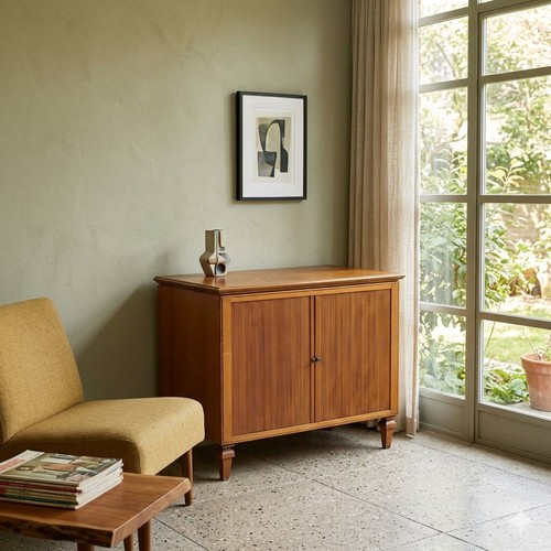 Petit buffet vintage plaqué - buffet,