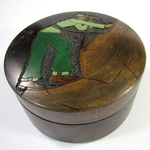 Boîte ronde bois tourné - ronde,