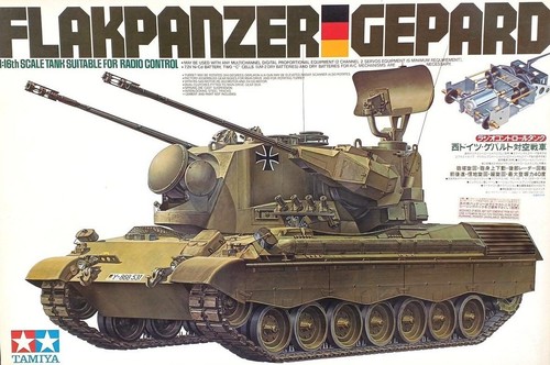 Tamiya flakpanzer gepard - flakpanzer,