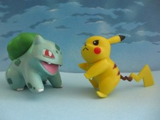 LOVELY POKEMON WCT WICKED COOL TOYS JAZWARES BULBOUS PIKACHU FIGURE LOT