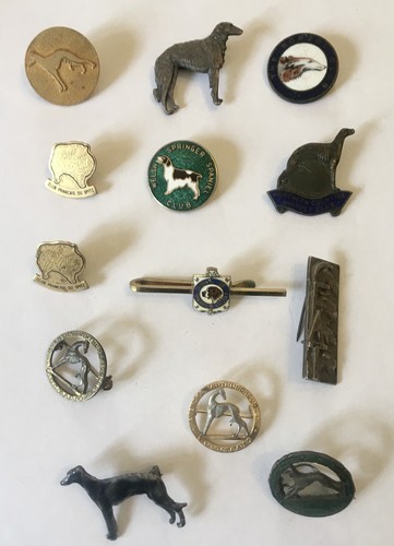 Ancien lot broches chiens - lot,